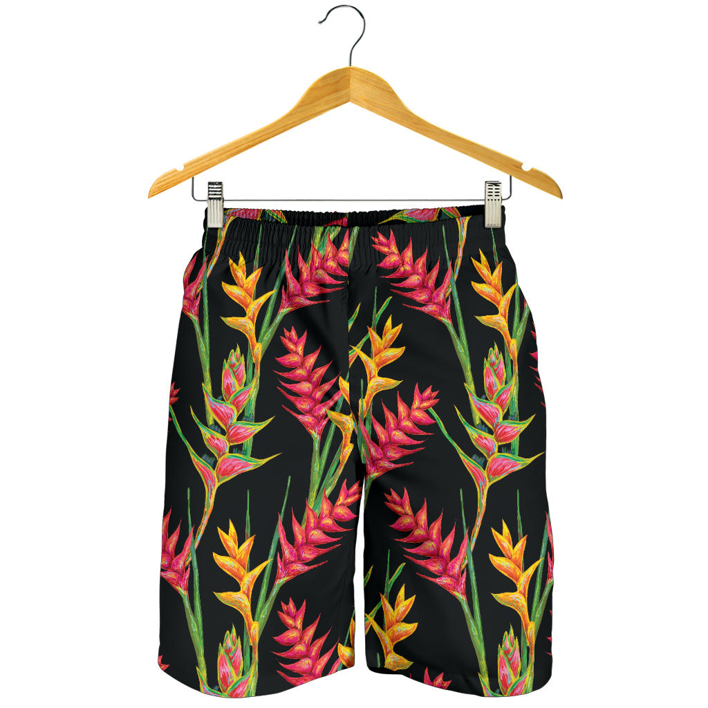 Heliconia Pattern Print Design HL01 Mens Shorts
