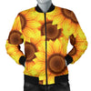 Sunflower Pattern Print Design SF07 Men Bomber Jacket