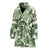 Palm Leaves Pattern Print Design PL014 Women Bathrobe