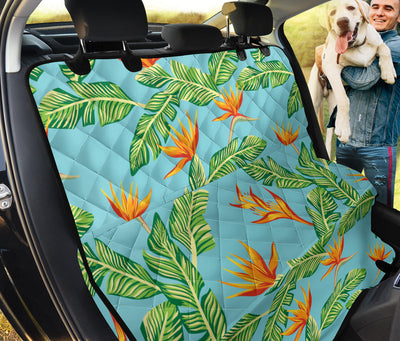 Bird Of Paradise Pattern Print Design BOP04 Rear Dog  Seat Cover