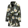 Daisy Pattern Print Design DS08 Women Bathrobe