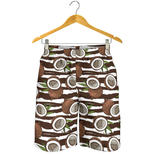 Coconut Pattern Print Design CN04 Mens Shorts