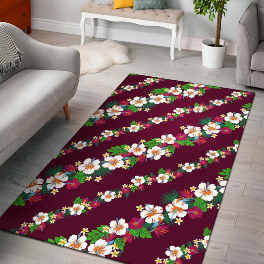 Hawaiian Themed Pattern Print Design H06 Area Rugs