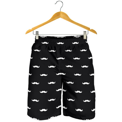 Mustache Pattern Print Design A04 Mens Shorts