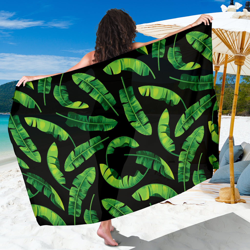 Banana Leaf Pattern Print Design BL02 Sarong Pareo Wrap