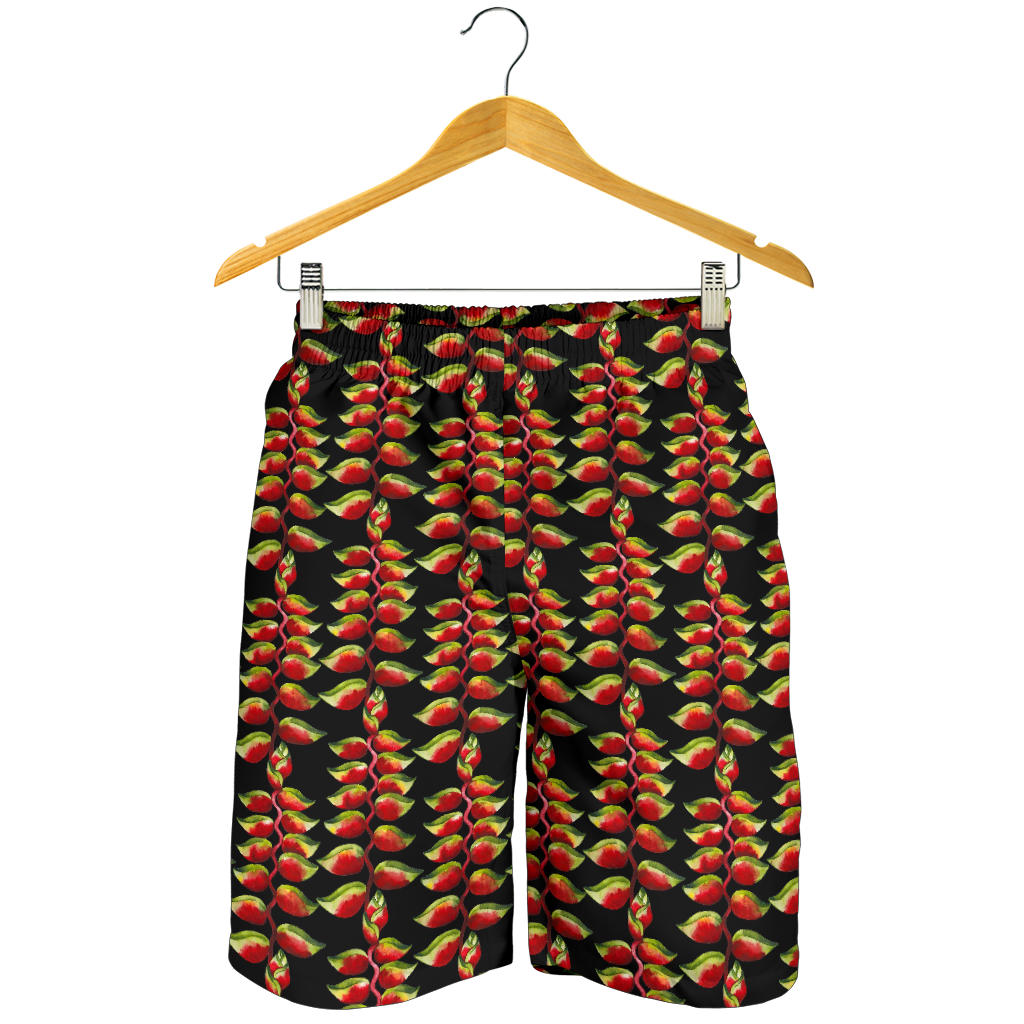 Heliconia Pattern Print Design HL05 Mens Shorts