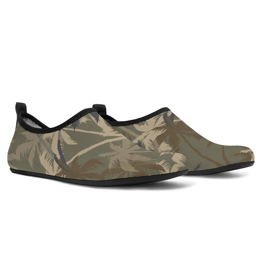 Palm Tree camouflage Aqua Water Shoes