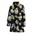 Daisy Pattern Print Design DS01 Women Bathrobe