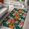 Amaryllis Pattern Print Design AL06 Area Rugs