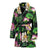 Water Lily Pattern Print Design WL010 Women Bathrobe