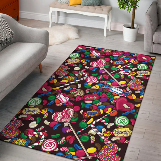 Candy Pattern Print Design CA02 Area Rugs