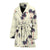 Palm Tree Pattern Print Design PT08 Women Bathrobe