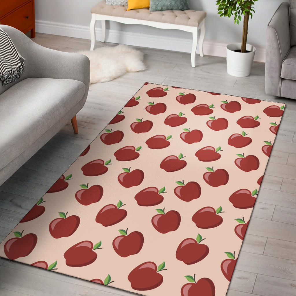 Apple Pattern Print Design AP01 Area Rugs