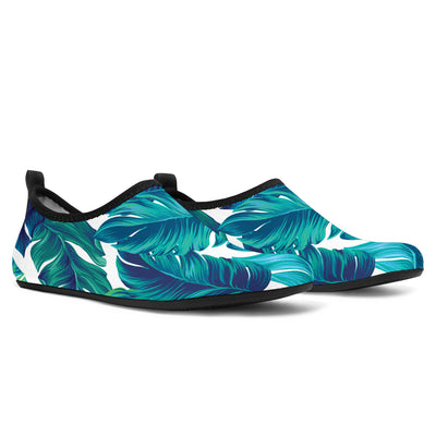 Brightness Tropical Palm Leaves Aqua Water Shoes