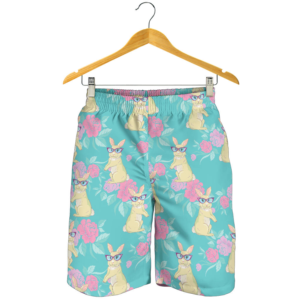 Rabbit Pattern Print Design RB05 Mens Shorts