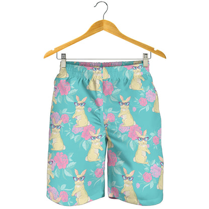 Rabbit Pattern Print Design RB05 Mens Shorts