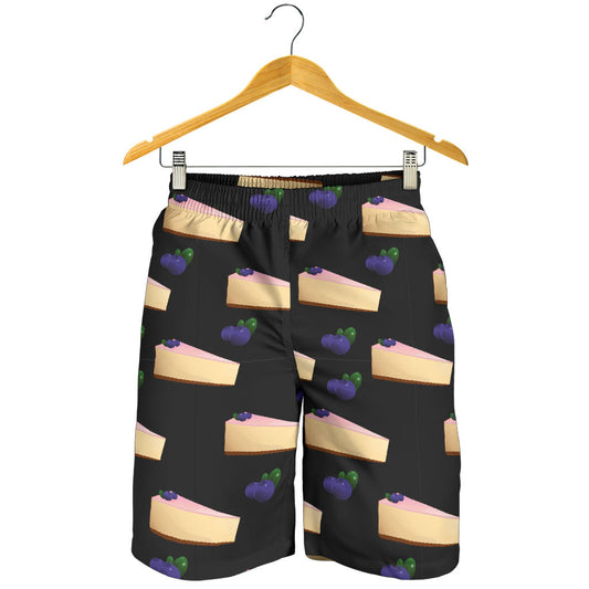 Cheesecake blueberry Pattern Print Design CK01 Mens Shorts