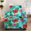 Hibiscus Hawaiian Flower Armchair Slipcover