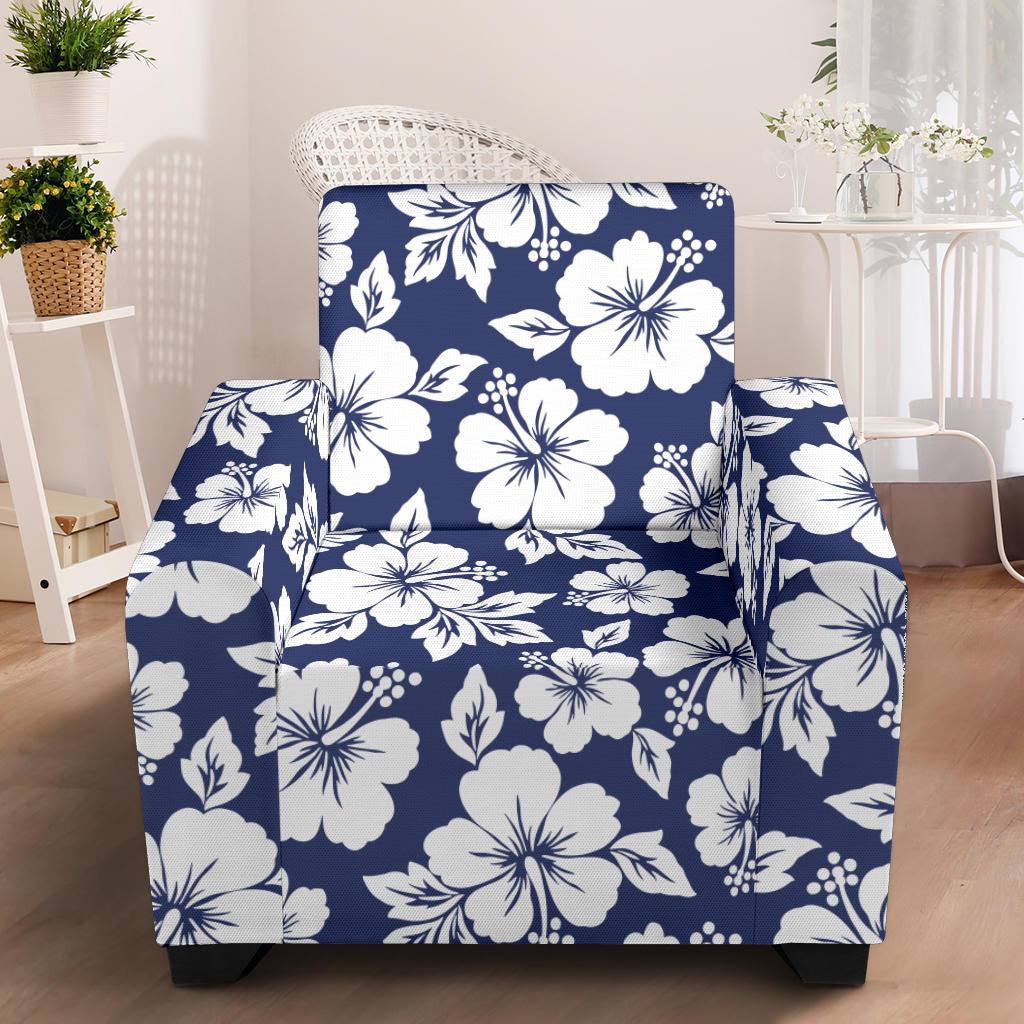 Hibiscus Pattern Print Design HB012 Armchair Slipcover