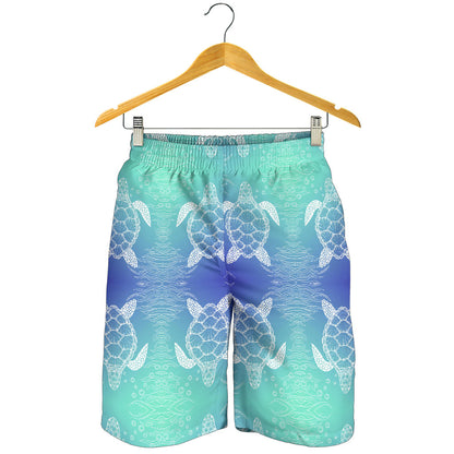 Sea Turtle Draw Mens Shorts