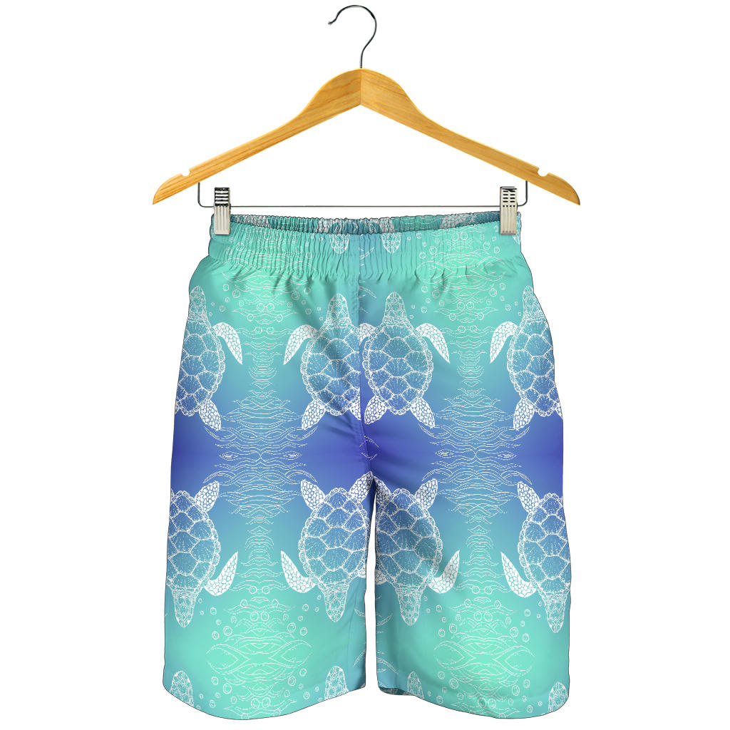 Sea Turtle Draw Mens Shorts