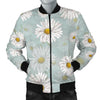 Daisy Pattern Print Design DS012 Men Bomber Jacket