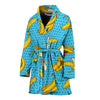 Banana Pattern Print Design BA08 Women Bathrobe