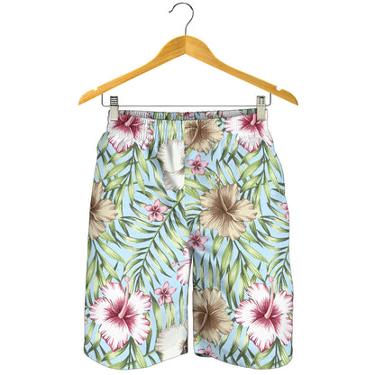 Tropical Flower Pattern Print Design TF05 Mens Shorts