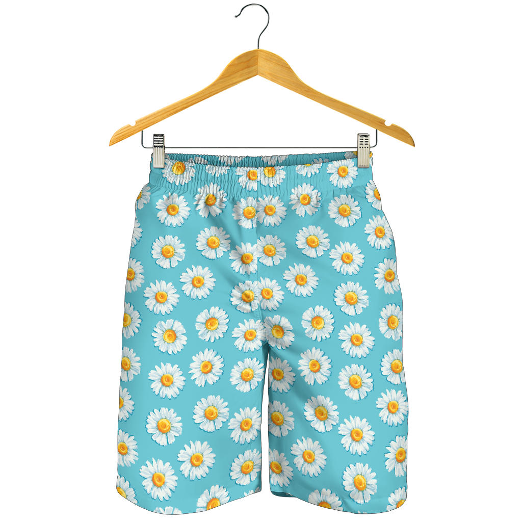 Daisy Pattern Print Design DS03 Mens Shorts