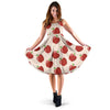 Apple Pattern Print Design AP01 Midi Dress