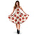Apple Pattern Print Design AP01 Midi Dress