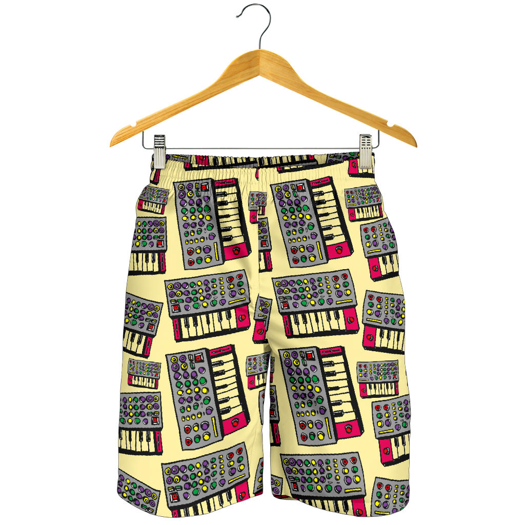 Synthesizer Pattern Print Design 01 Mens Shorts