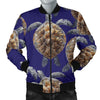 Sea Turtle Pattern Print Design T05 Men Bomber Jacket