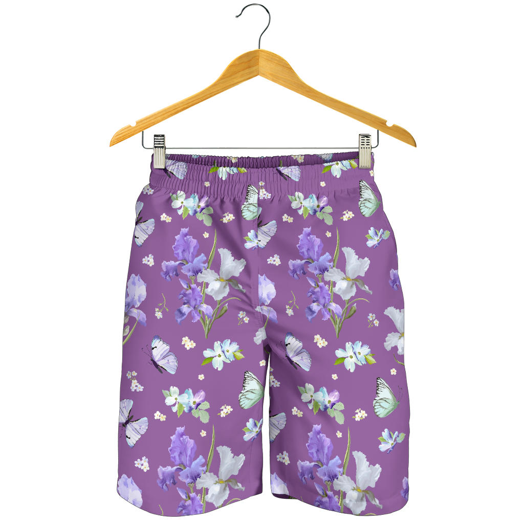 Iris Pattern Print Design IR09 Mens Shorts