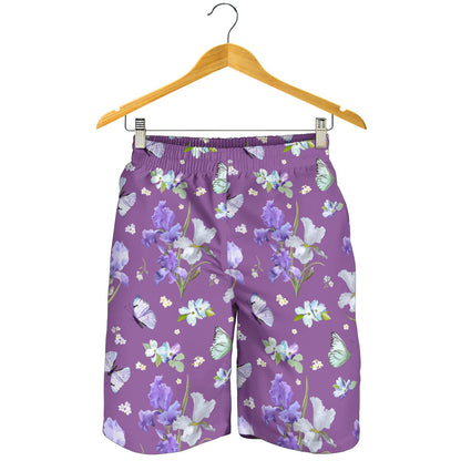 Iris Pattern Print Design IR09 Mens Shorts