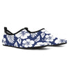 Hibiscus Pattern Print Design HB012 Aqua Water Shoes