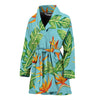 Bird Of Paradise Pattern Print Design BOP04 Women Bathrobe