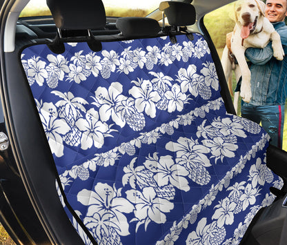 Hawaiian Themed Pattern Print Design H07 Rear Dog  Seat Cover