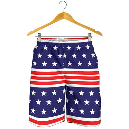 Patriotic Pattern Print Design A04 Mens Shorts