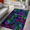 Tropical Flower Pattern Print Design TF010 Area Rugs