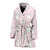 Polar Bear Pattern Print Design PB09 Women Bathrobe