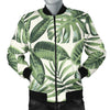 Palm Leaves Pattern Print Design PL014 Men Bomber Jacket