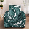 Tropical Palm Leaves Pattern Armchair Slipcover