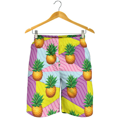 Pineapple Pattern Print Design PP05 Mens Shorts