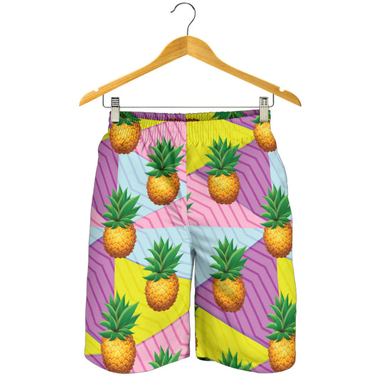 Pineapple Pattern Print Design PP05 Mens Shorts