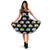 Camper Pattern Camping Themed No 2 Print Midi Dress