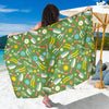 Gardening Pattern Print Design G06 Sarong Pareo Wrap