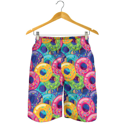 Donut Pattern Print Design DN010 Mens Shorts
