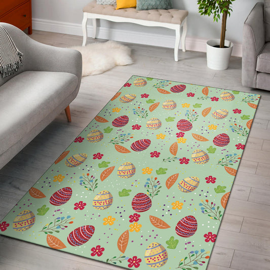 Easter Eggs Pattern Print Design RB07 Area Rugs