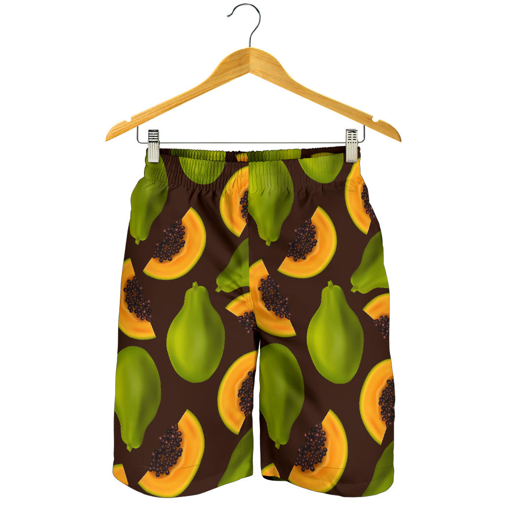Papaya Pattern Print Design PP04 Mens Shorts